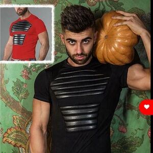 Armored. Men's T-Shirt. Spandex. Front Pads. Black
Top Tp11-90-M